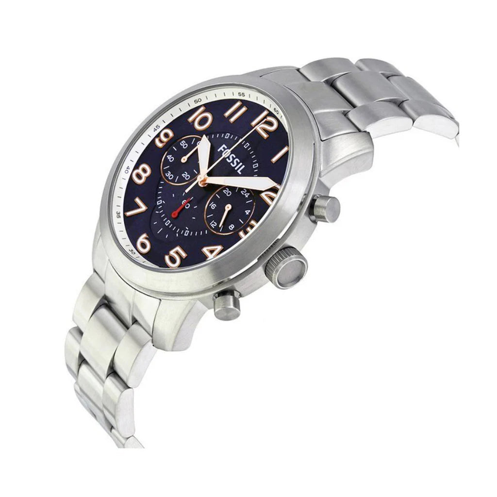 Fossil FS5203 Pilot 54 Chronograph Navy Blue Dial Men's Watch