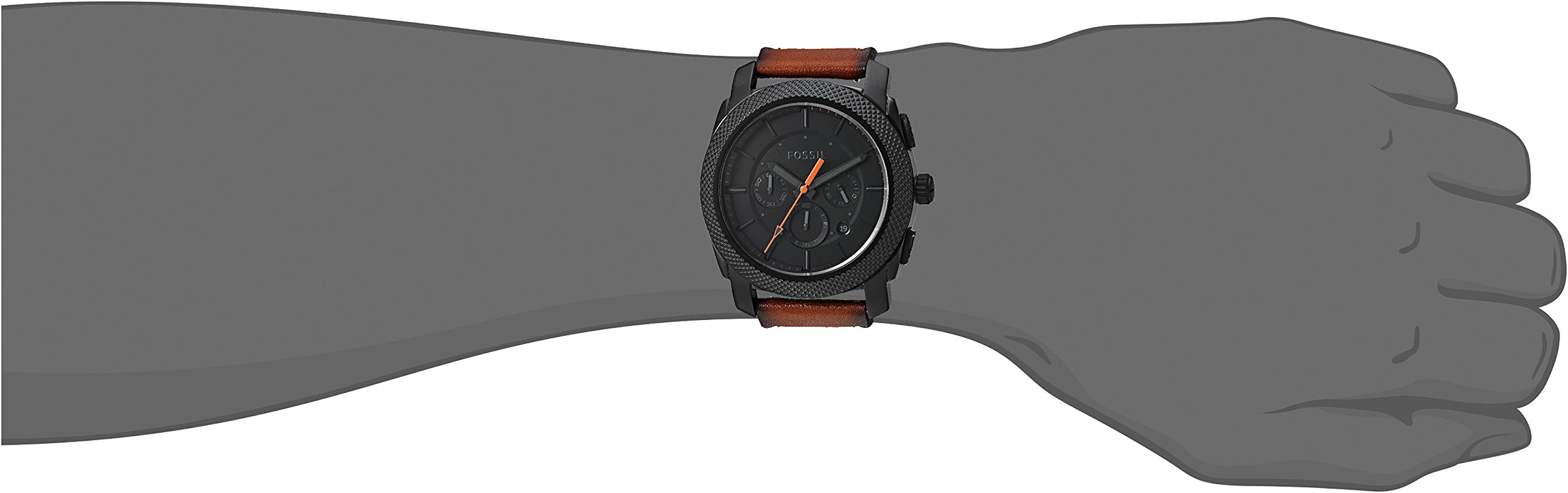 Fossil FS5234 Machine Black Dial Men's Watch