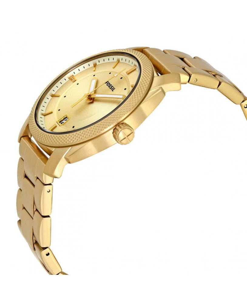 Fossil FS5264 Machine Gold Dial Yellow Gold Men's Watch