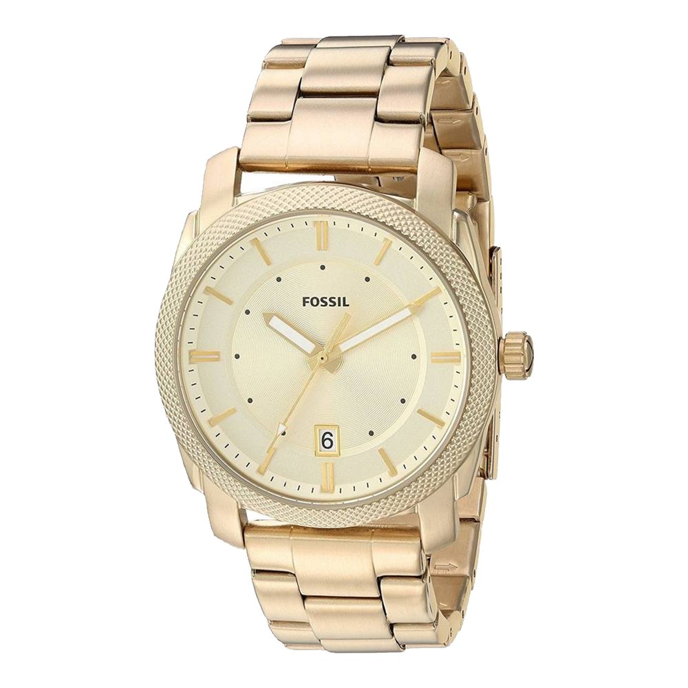 Fossil FS5264 Machine Gold Dial Yellow Gold Men's Watch