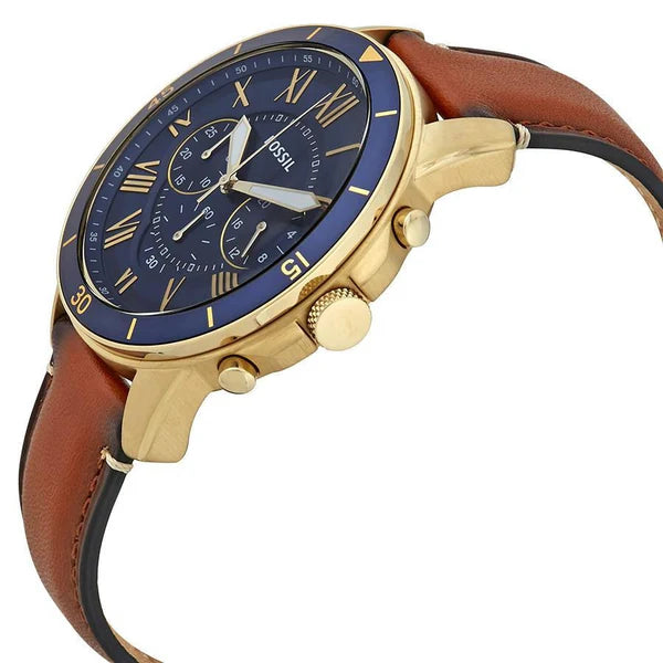 Fossil FS5268 Grant Blue Dial Men's Watch
