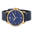 Fossil FS5274 Commuter Blue Dial Navy Blue Leather Men's Watch