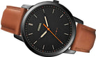 Fossil FS5305 The Minimalist Three-Hand Black-Tone Stainless Steel Men's Watch