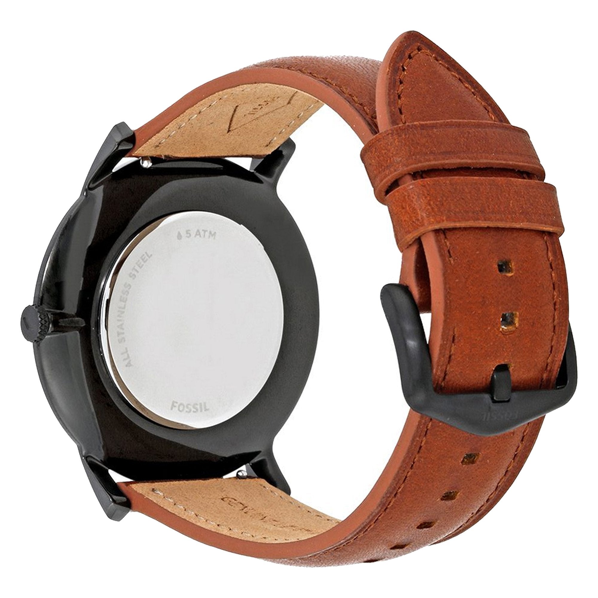 Fossil FS5305 The Minimalist Three-Hand Black-Tone Stainless Steel Men's Watch