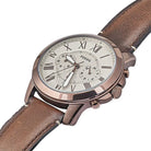 Fossil FS5344 Grant Brown Leather Men's Watch