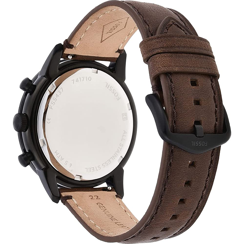 Fossil FS5344 Grant Brown Leather Men's Watch