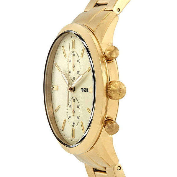 Fossil FS5348 Townsman Beige Dial Men's Watch