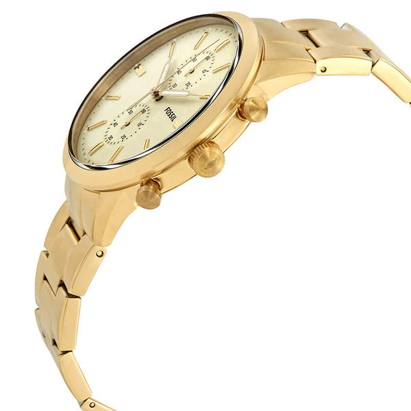 Fossil FS5348 Townsman Beige Dial Men's Watch