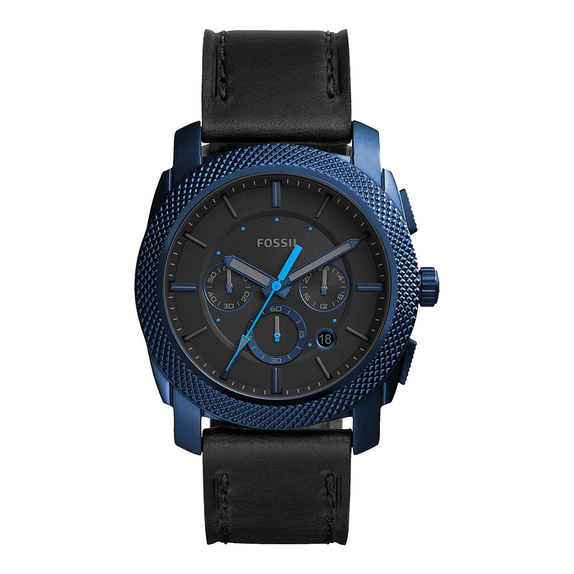 Fossil FS5361 Machine Black Dial Men's Watch – WATCH ACES