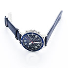 Fossil FS5373 Chronograp Blue Leather Strap Men's Watch