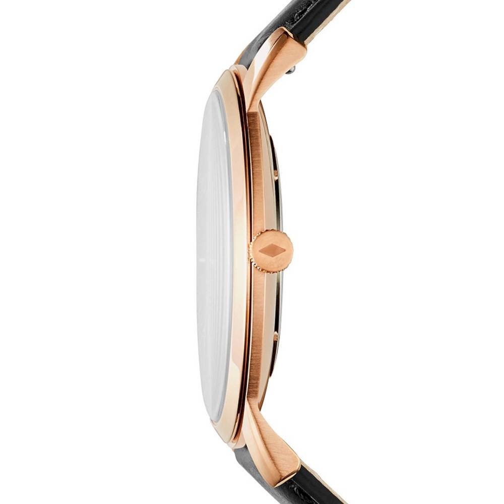 Fossil FS5376 The Minimalist Black Leather Women's Watch
