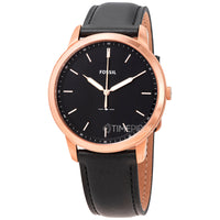 Fossil FS5376 The Minimalist Black Leather Women's Watch