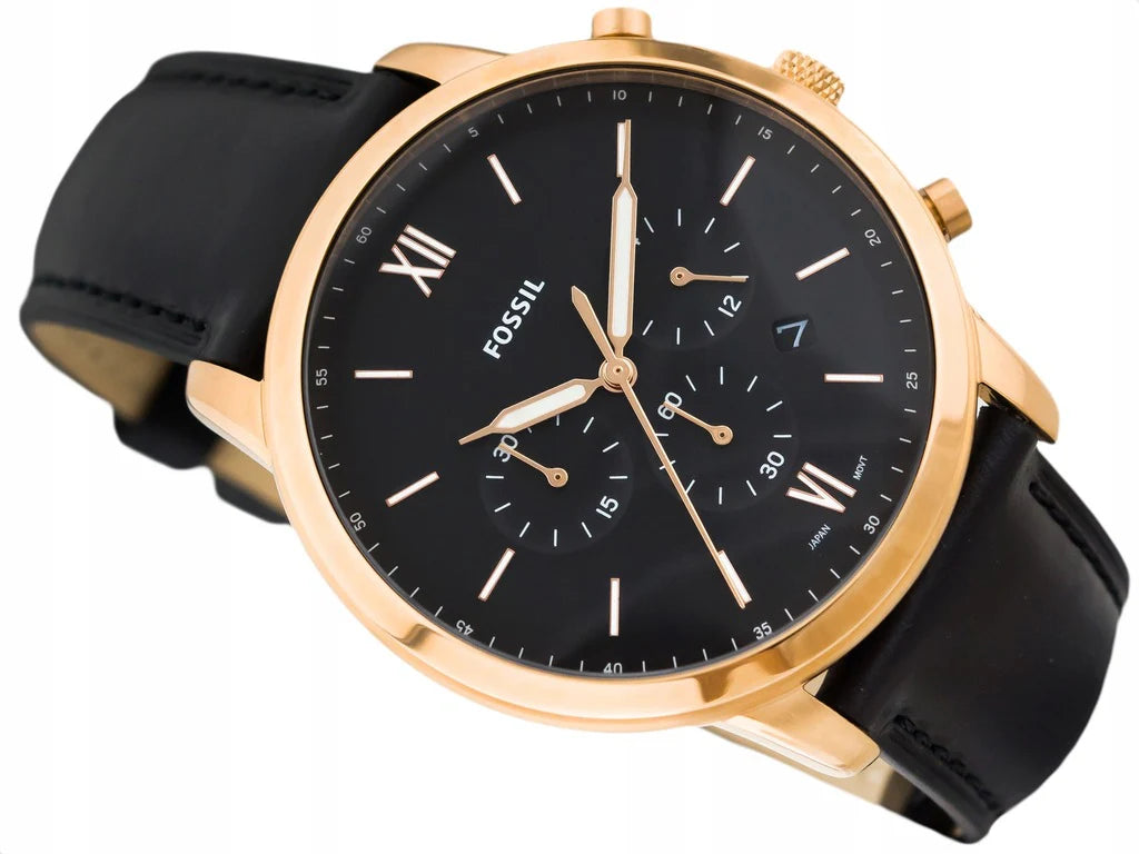 Fossil FS5381 Neutra Chronograph Black Dial Men's Watch