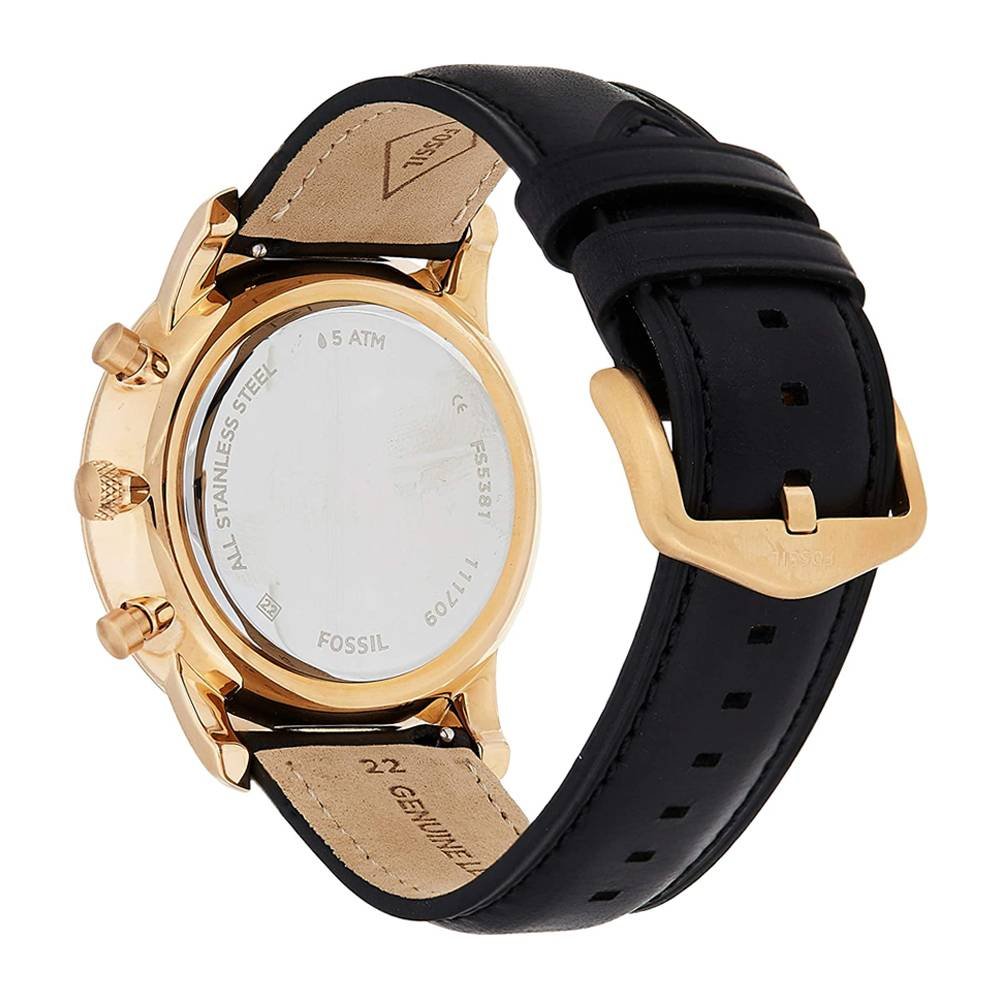 Fossil FS5381 Neutra Chronograph Black Dial Men's Watch
