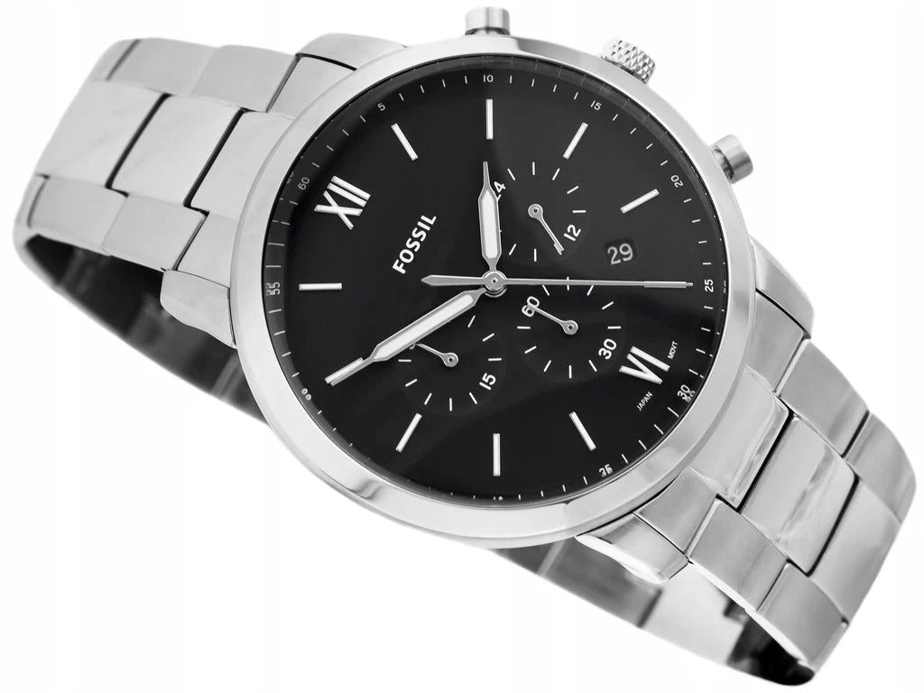 Fossil FS5384 Neutra Chronograph Quartz Black Dial Men's Watch