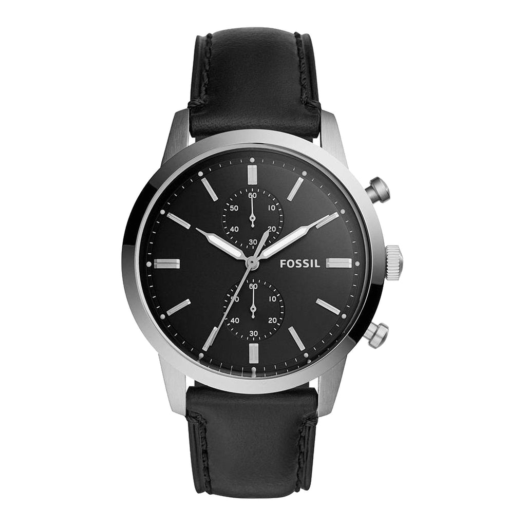 Fossil FS5396 Townsman Black Leather Men's Watch