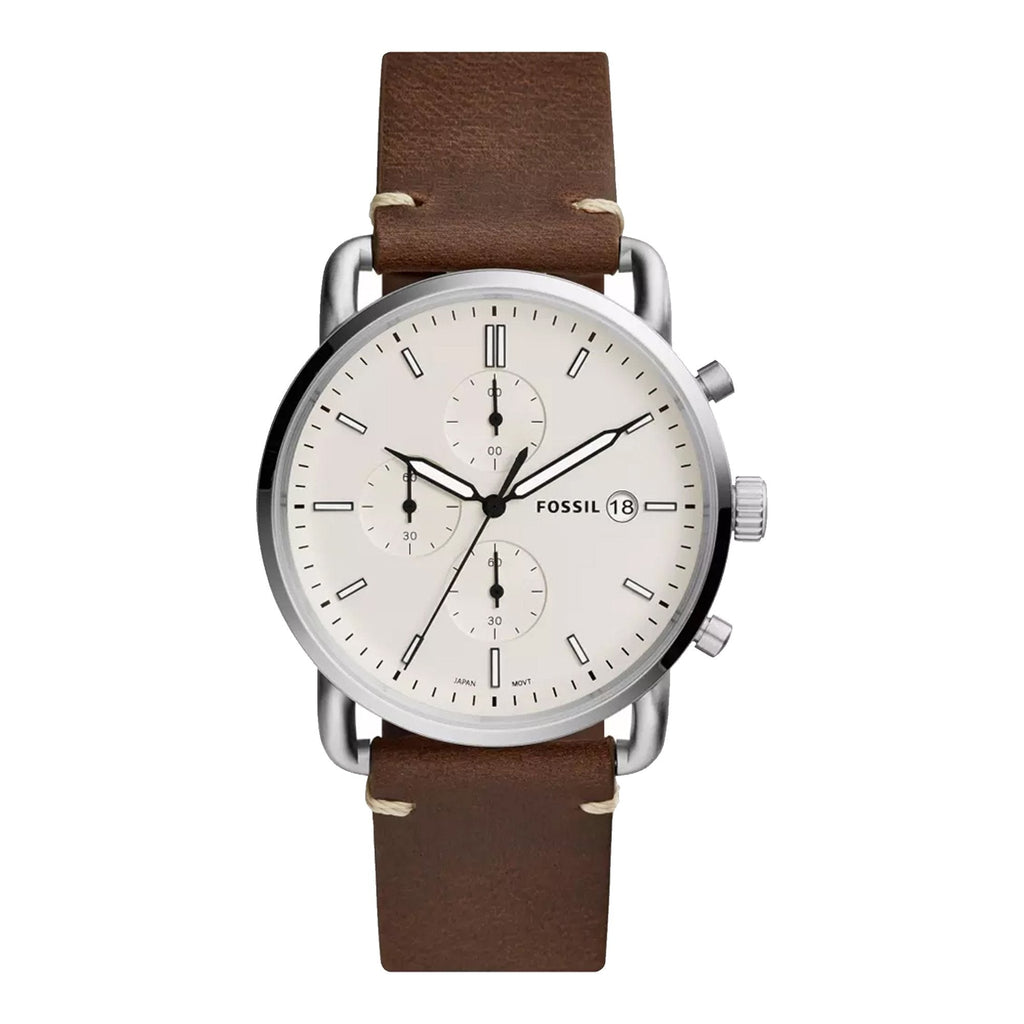 Fossil FS5402 Commuter Cream Dial Men's Watch