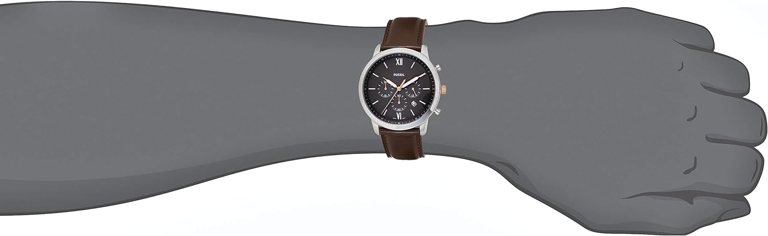Fossil FS5408 Neutra Chronograph Dial Light Brown Leather Men's Watch