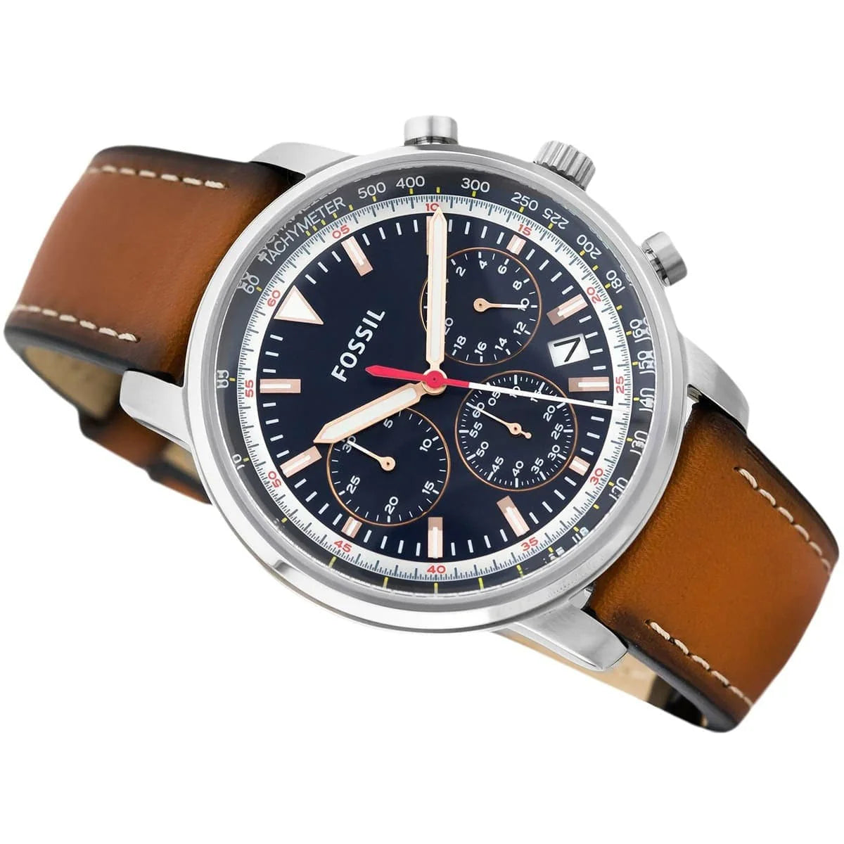Fossil FS5414 Goodwin Brown Leather Men's Watch