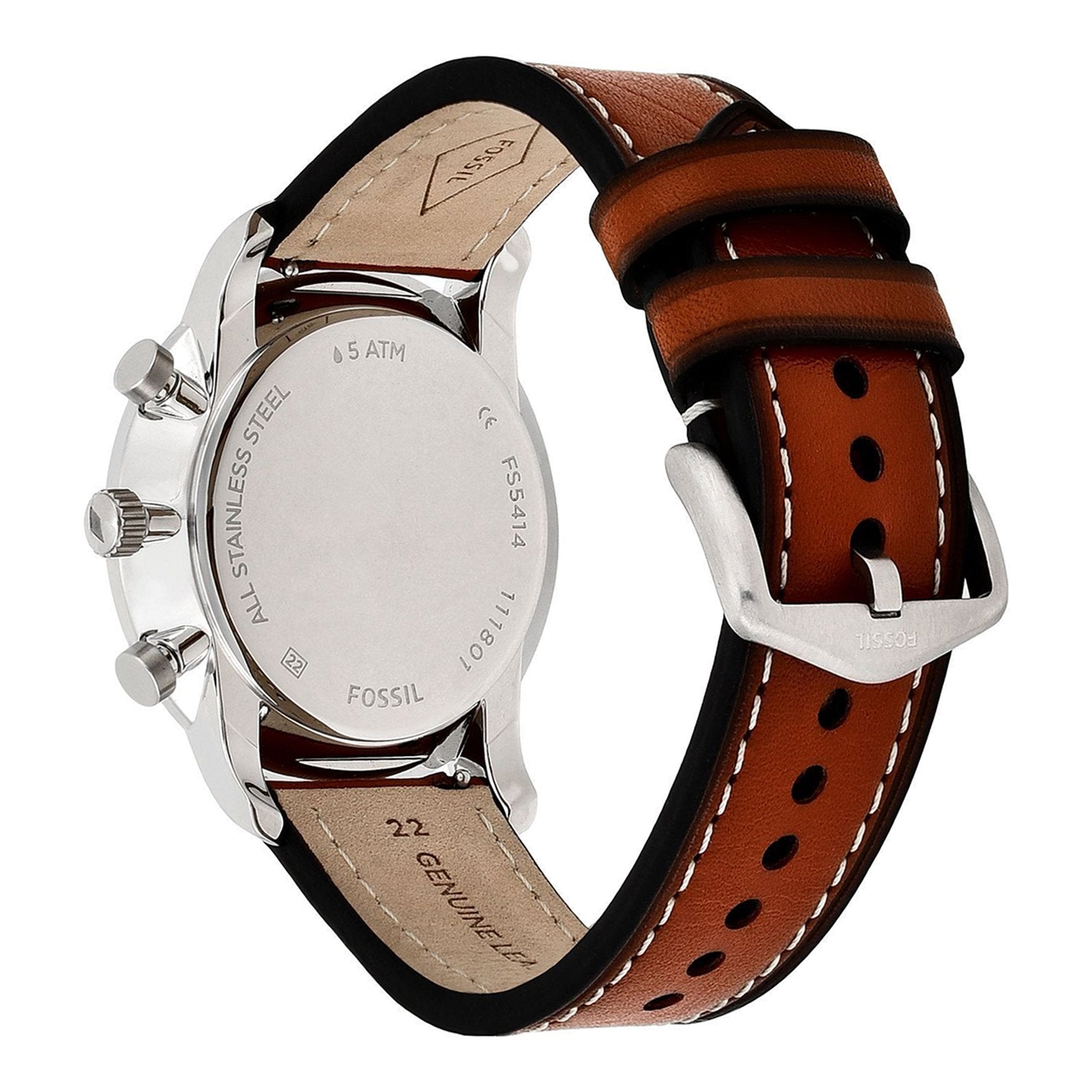 Fossil FS5414 Goodwin Brown Leather Men's Watch
