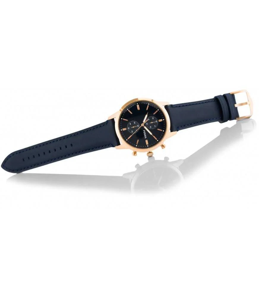 Fossil FS5436 Townsman Navy Leather Men's Watch