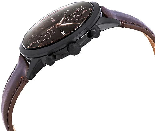 Fossil FS5437 Townsman Chronograph Brown Satin Dial Men's Watch