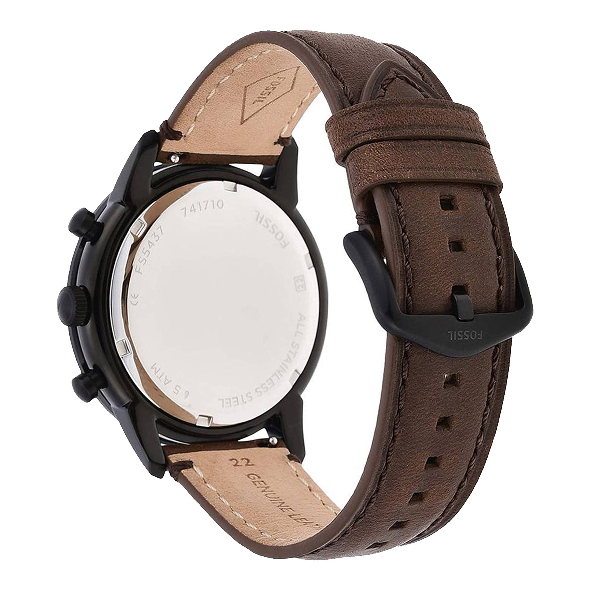 Fossil FS5437 Townsman Chronograph Brown Satin Dial Men's Watch