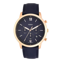 Fossil FS5454 Neutra Navy Leather Men's Watch