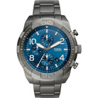 Fossil FS5711 Bronson Chronograph, Smoke-Tone Stainless Steel Men's Watch