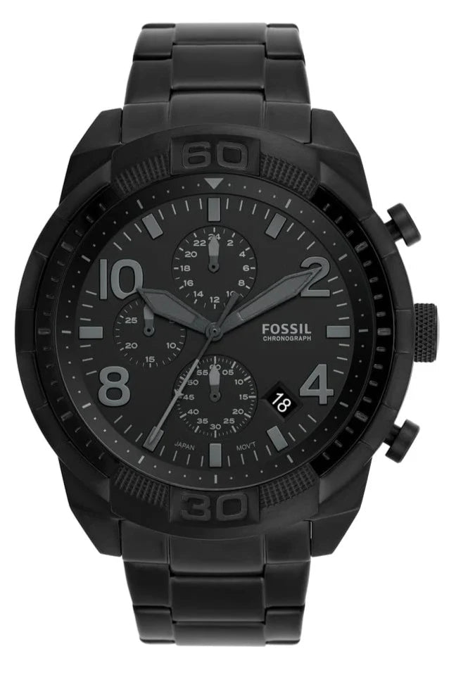 Fossil FS5712 Bronson Black Stainless Steel Men's Watch