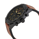 Fossil FS5714 Bronson Chronograph Black-Tone Stainless Steel Men's Watch