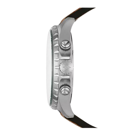 Fossil FS5734 Chronograph Brown Leather Men's Watch