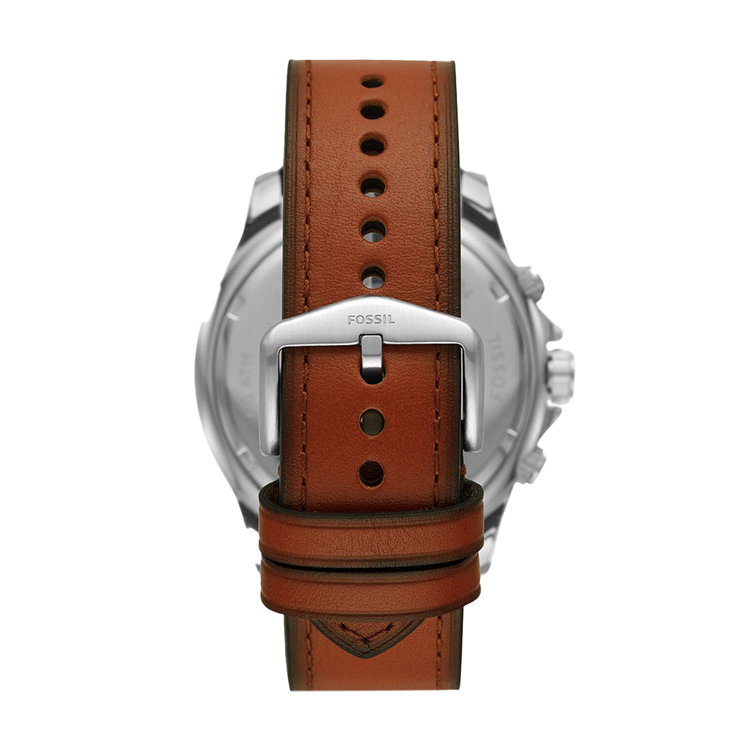Fossil FS5734 Chronograph Brown Leather Men's Watch