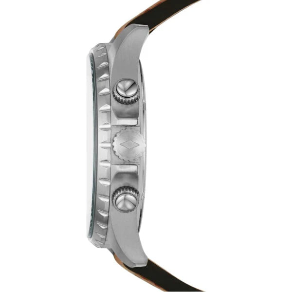 Fossil FS5734 Quartz Leather Strap Green Men’s Watch
