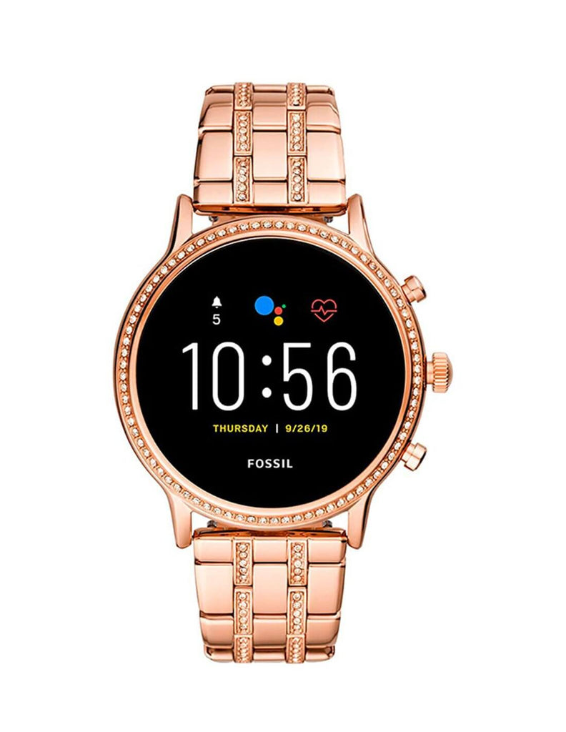 Fossil FTW6035 HR Rose Gold-Tone Women's Watch