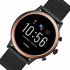 Fossil FTW6036 HR Gold Black Women's Watch