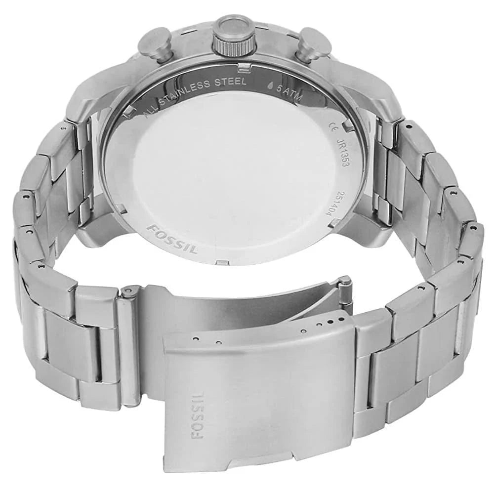 Fossil JR1353 Nate Chronograph Black Dial Men's Watch