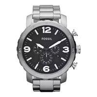 Fossil JR1353 Nate Chronograph Black Dial Men's Watch