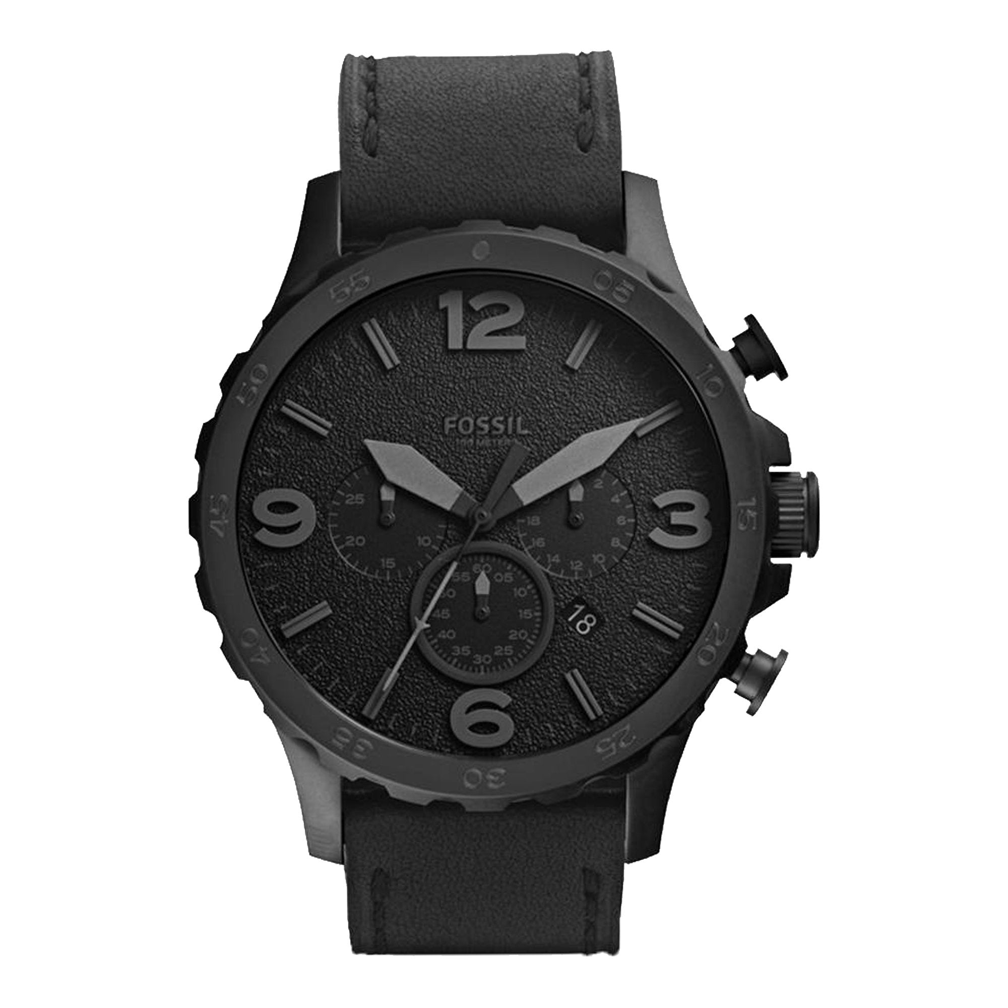 Fossil JR1354 Nate Black Dial Men's Watch – WATCH ACES