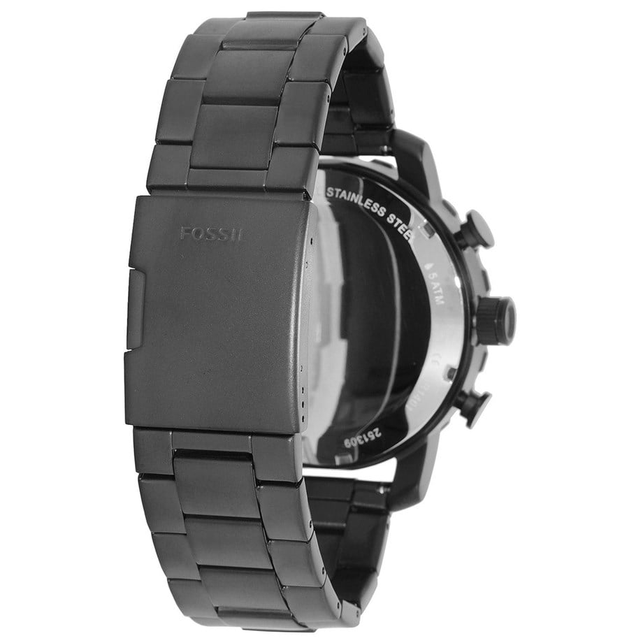 Fossil JR1401 Nate Chronograph Black Dial Men's Watch