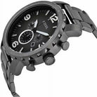 Fossil JR1437 Nate Chronograph Smoke Grey Dial Men's Watch