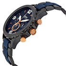 Fossil JR1494 Nate Chronograph Blue Dial Men's Watch