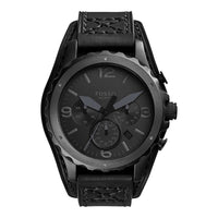 Fossil JR1510 Nate Chronograph Black Dial Men's Watch