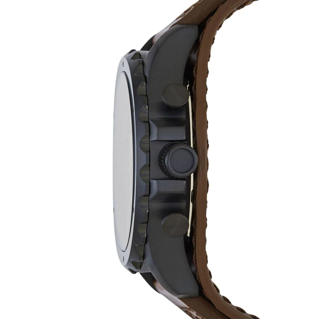 Fossil JR1511 Nate Chronograph Black Dial Men's Watch