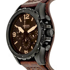Fossil JR1511 Nate Chronograph Black Dial Men's Watch