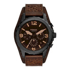Fossil JR1511 Nate Chronograph Black Dial Men's Watch