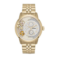 Fossil ME1137 Multi-Function Exposed Gold Tone Men's Watch