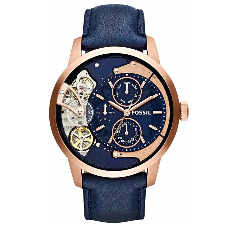 Fossil ME1138 Townsman Multi-Function Navy Blue Dial Men's Watch