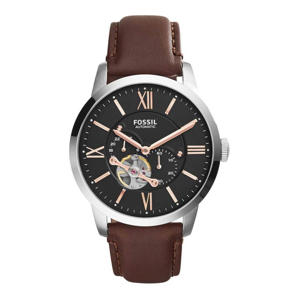 Fossil ME3061 Townsman Mechanical Black Dial Men's Watch