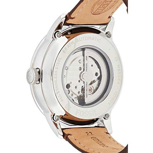 Fossil ME3064 Townsman Mechanical Cream Dial Leather Strap Men's Watch